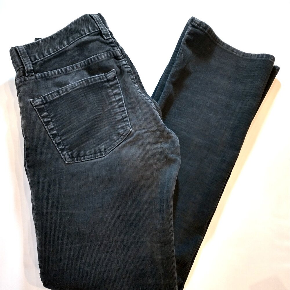 GAP Boot Cut Charcoal Gray Cords Size 4
